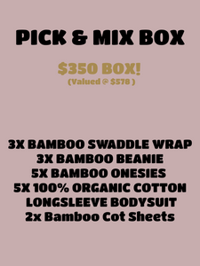 PICK & MIX $350 BOX NO. DISCOUNT CODES TO BE USE IF YOU DO YOU WILL BE REFUNDED