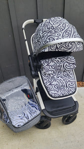 Pram,Capsule & ISOFIX Combo DROP DOWN OPTION FOR PINK OR BLACK ADD TO CART FOR $200 DISCOUNT